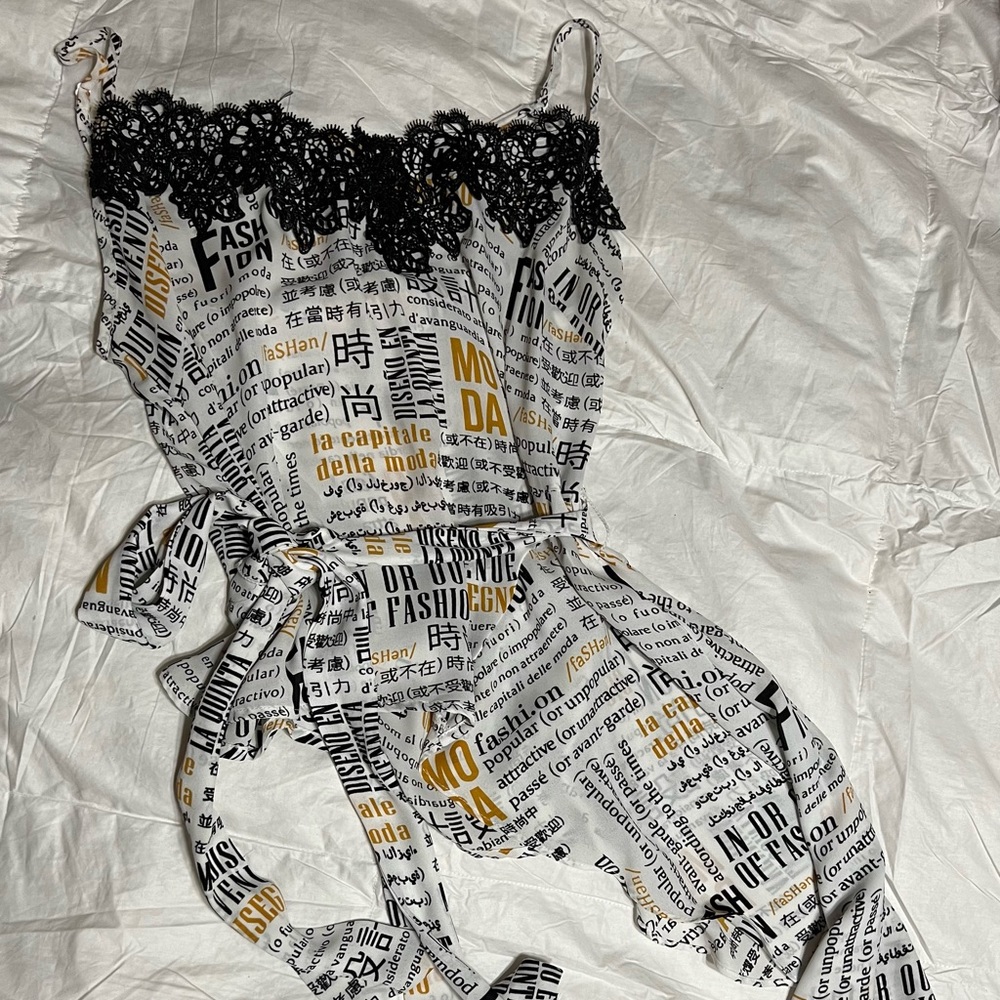NY&COM Asymmetrical tie shell